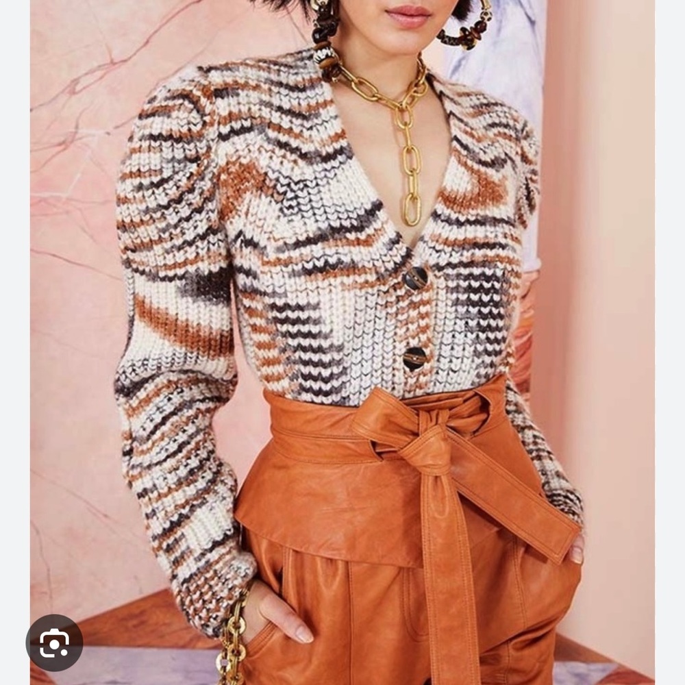 ULLA JOHNSON Greta Cardigan in Tapir